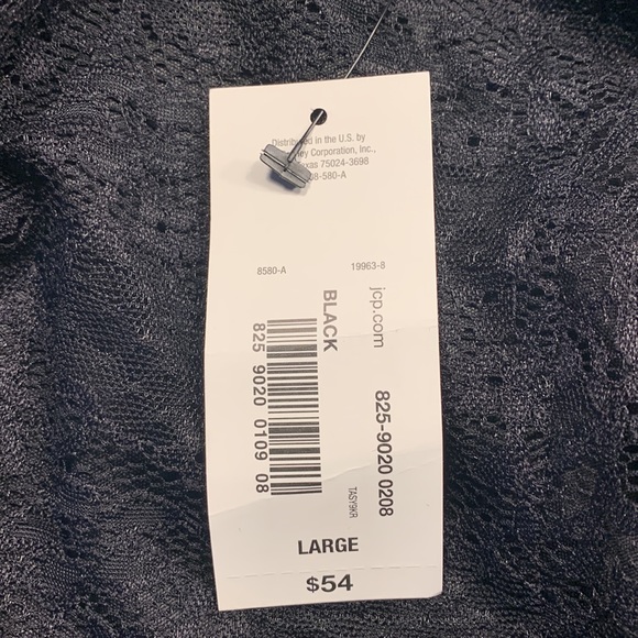 NWT Black Long Sleeve Lined Stretch Lace Sheath Dress - Picture 8 of 10